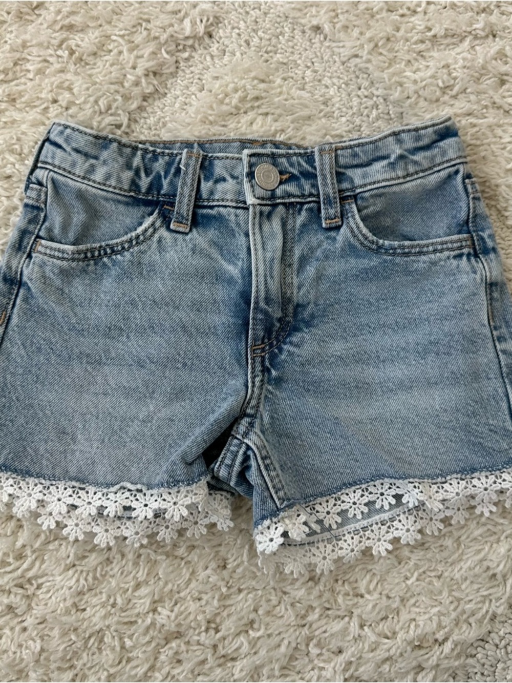 H&M Lace Trim Shorts